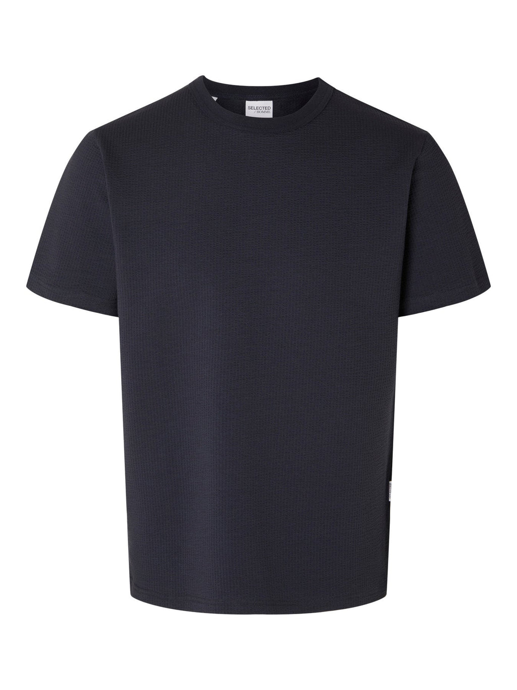 Sander Seersucker SS O-Neck