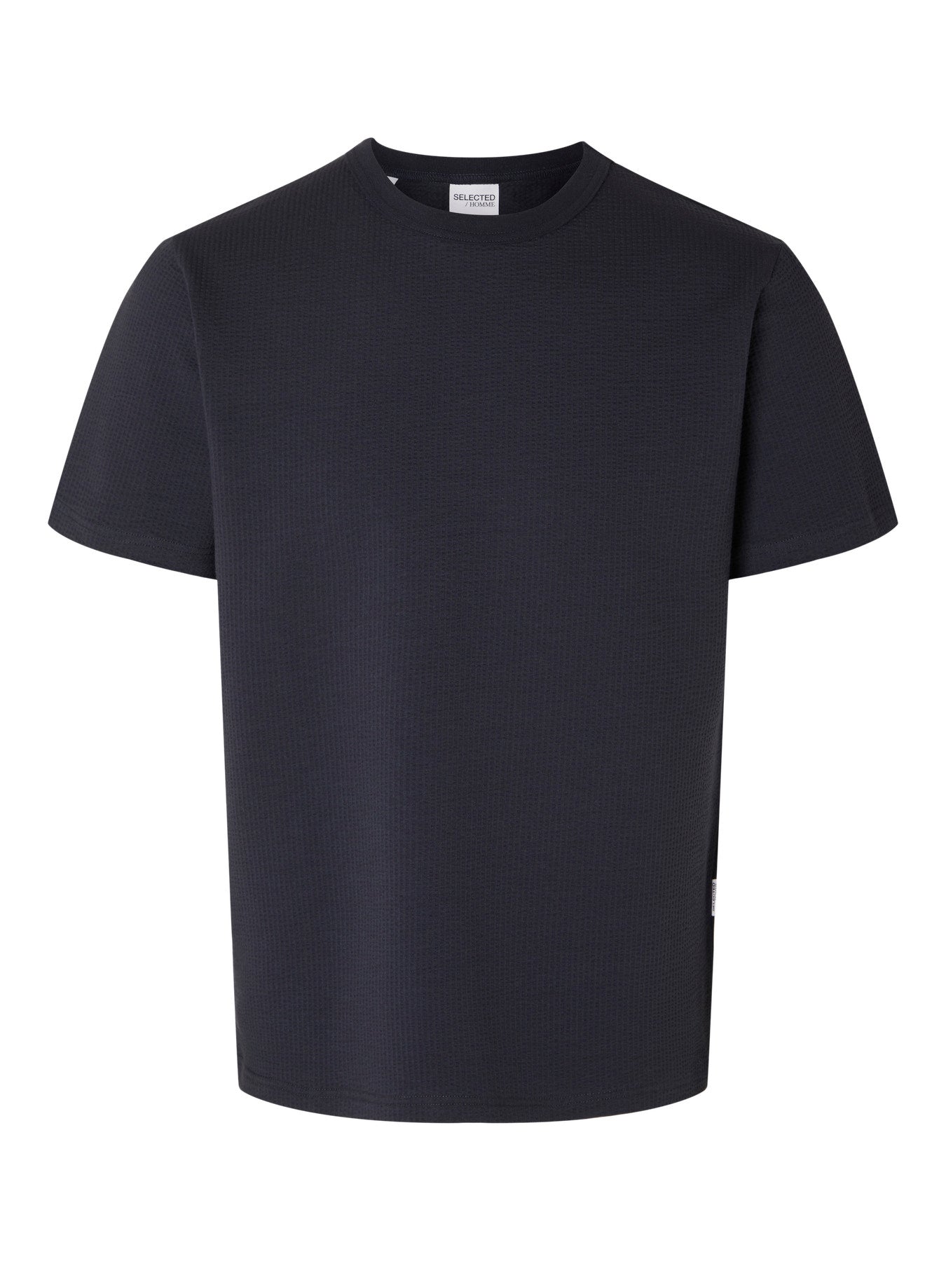 Sander Seersucker SS O-Neck