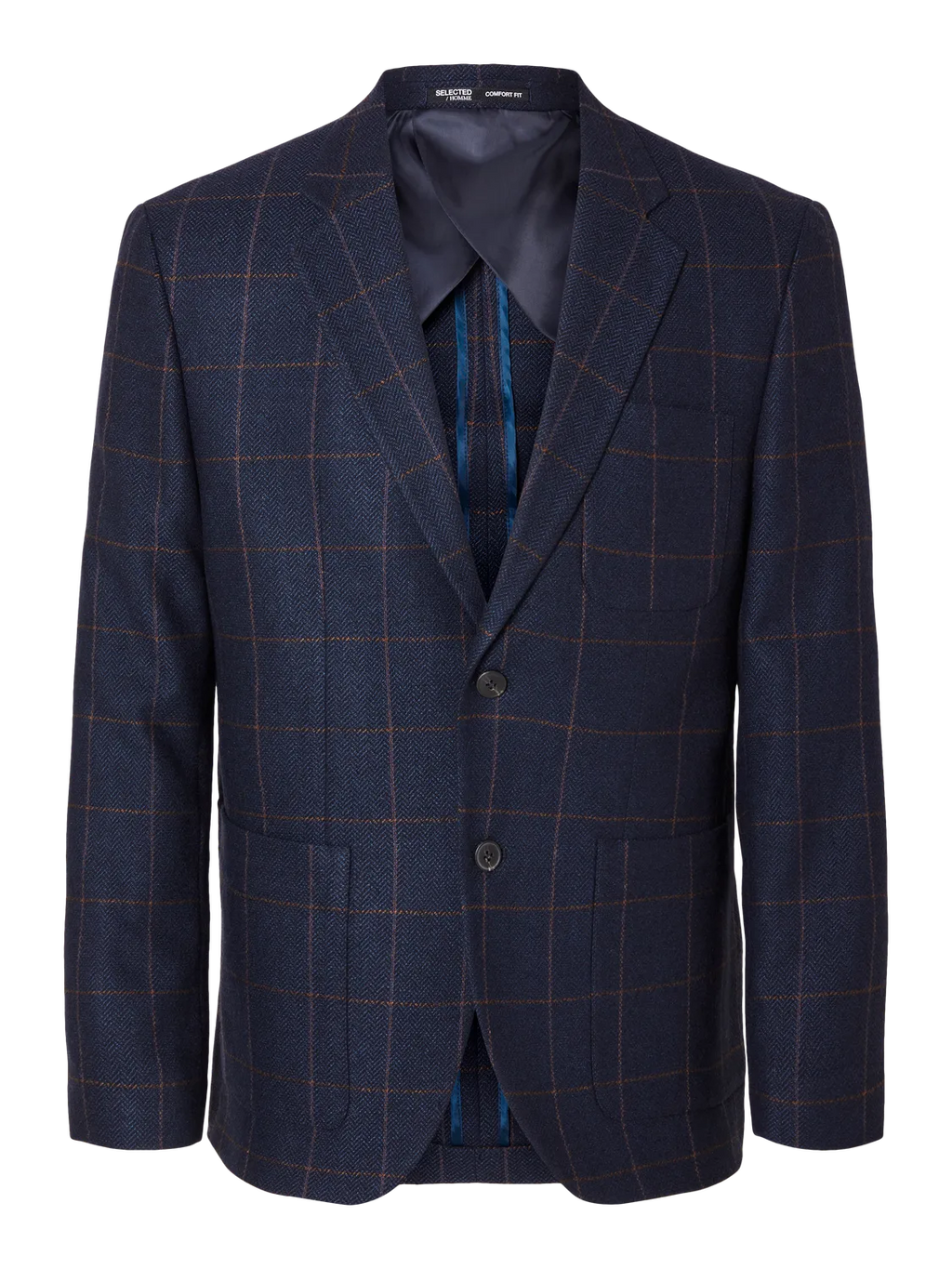 Slim Dallas Wool Check Blazer