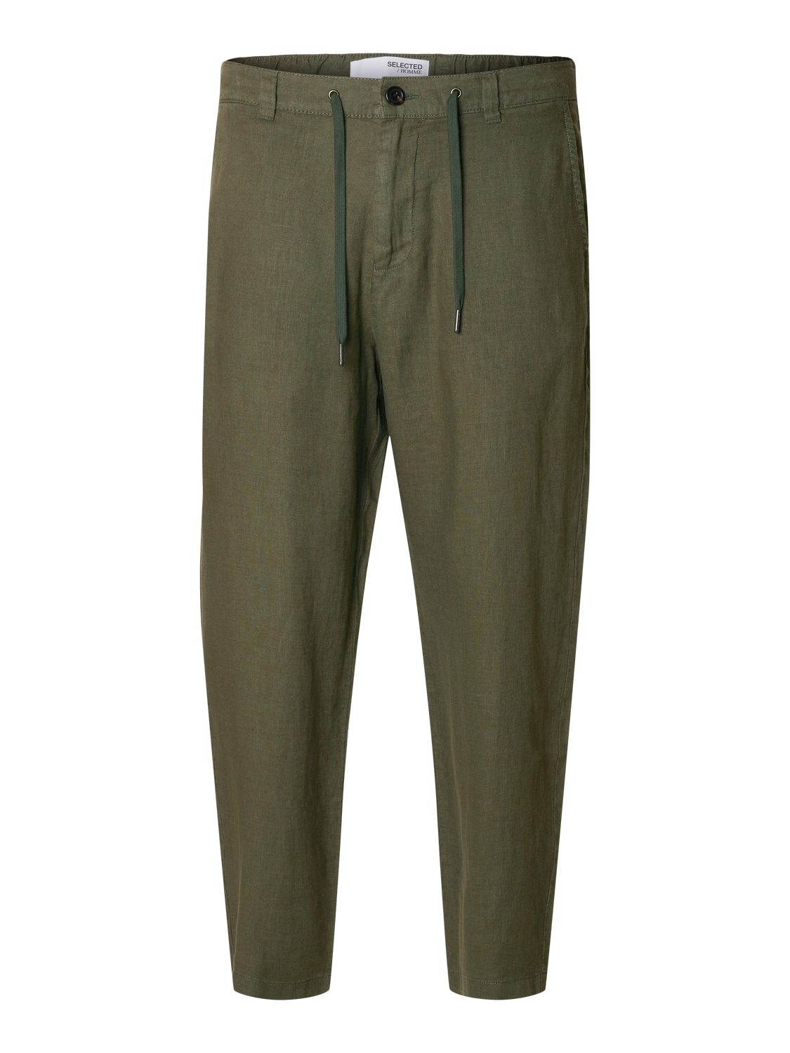 Relaxed Cropped Magnus Linen Pant