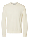 Mora LS Knit Structure Crew Neck