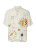 Relaxed Hotel Amour Print SS Shirt