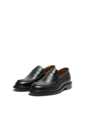 Carter Leather Low Penny Loafer Croco