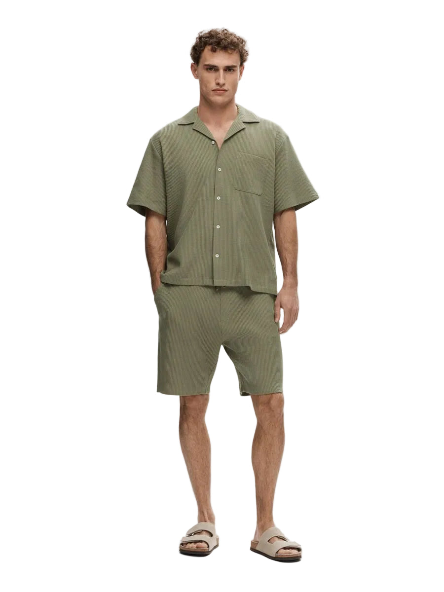 Boxy Casper Waffle SS Shirt