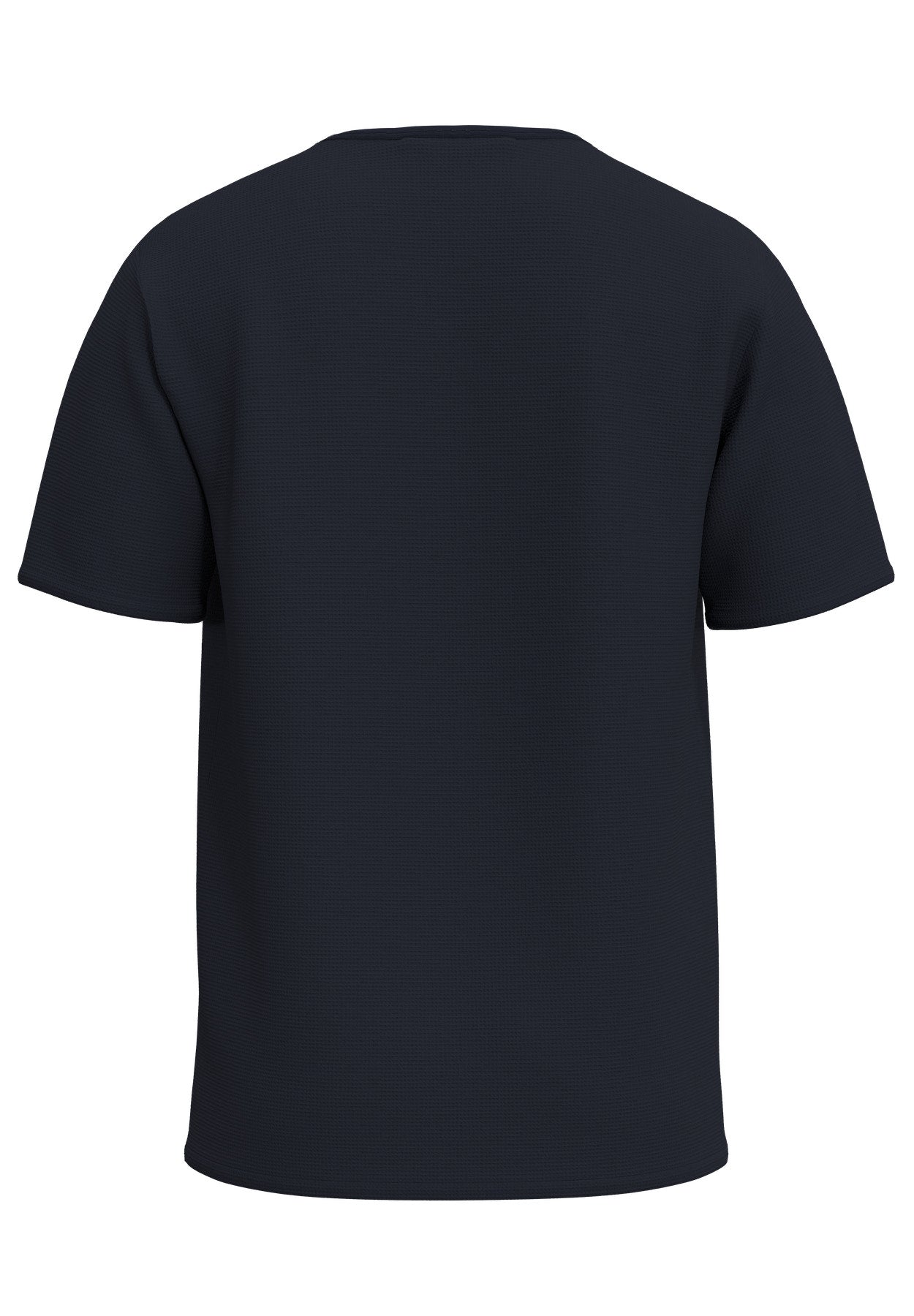 Sander Seersucker SS O-Neck