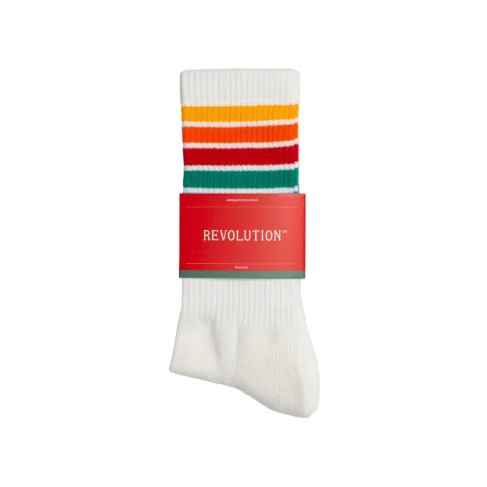 Jaquard Crew Socks 8903