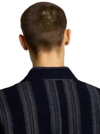 Tony Waffle Stripe Overshirt