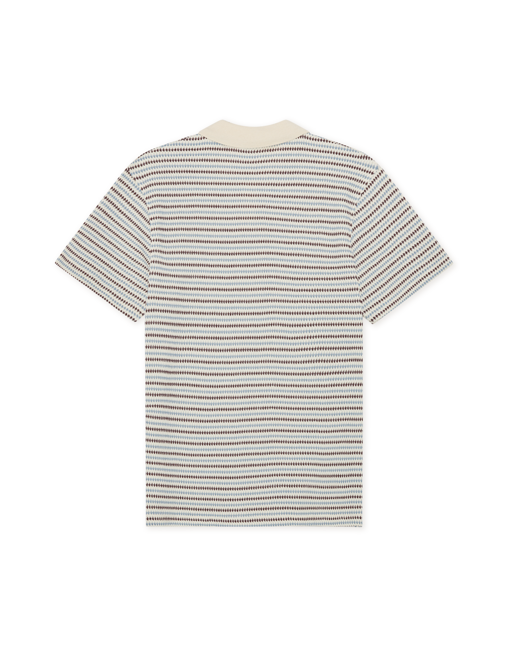 Knitted Stripe Polo