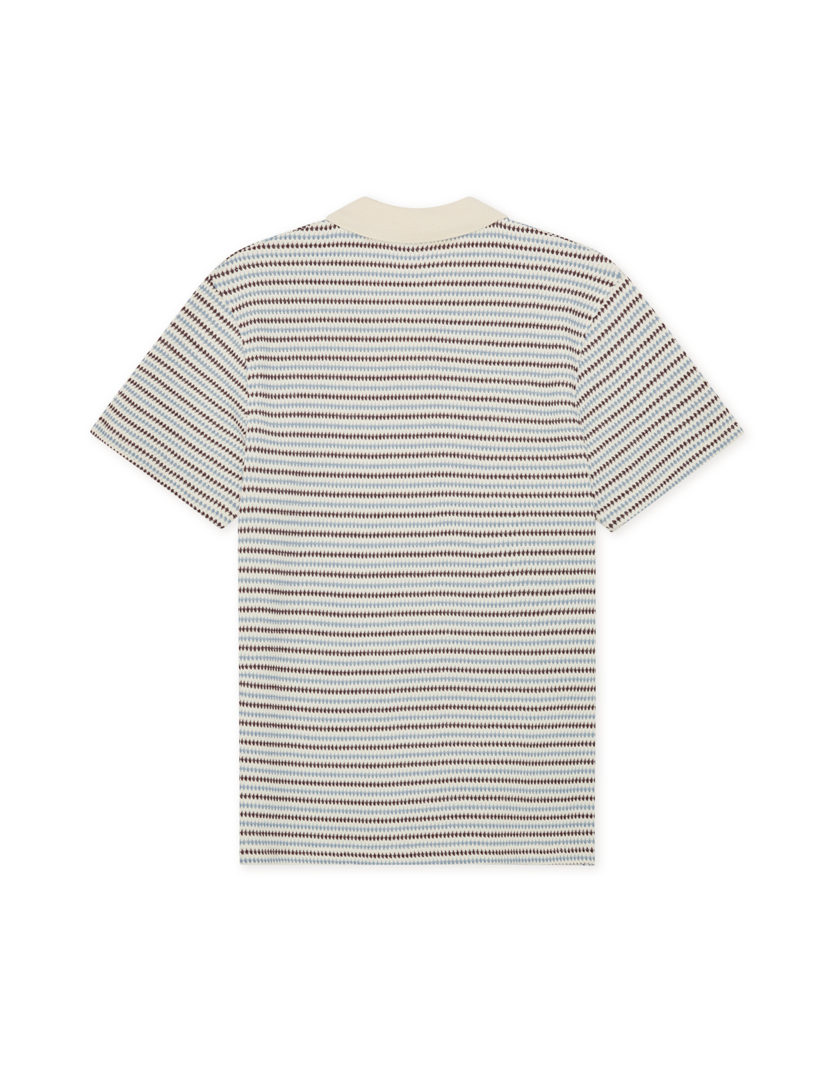 Knitted Stripe Polo
