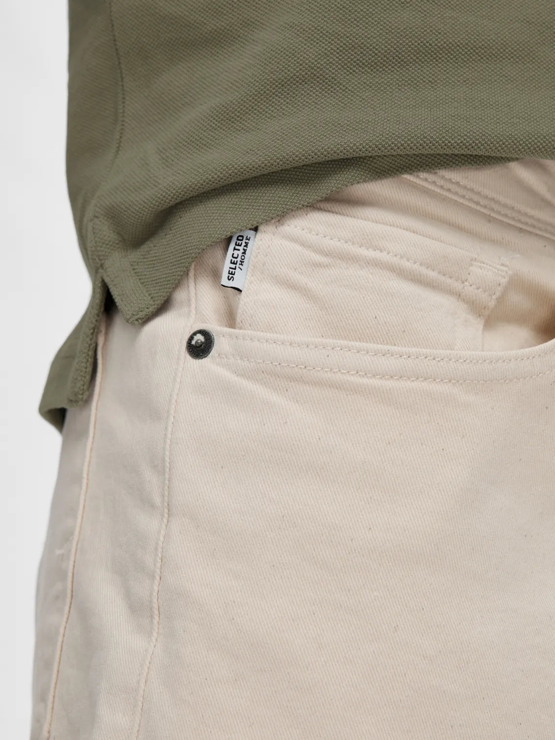 Slim Leon 6402 Ecru Soft Jeans