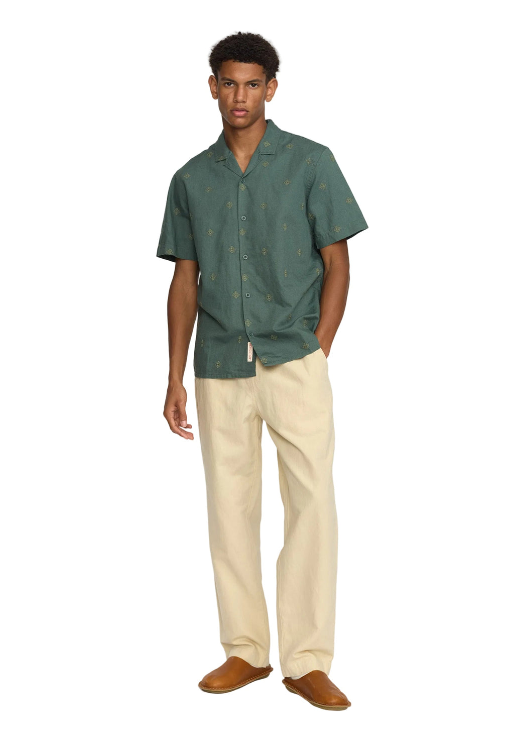 Short-sleeved Cuban Shirt 3183