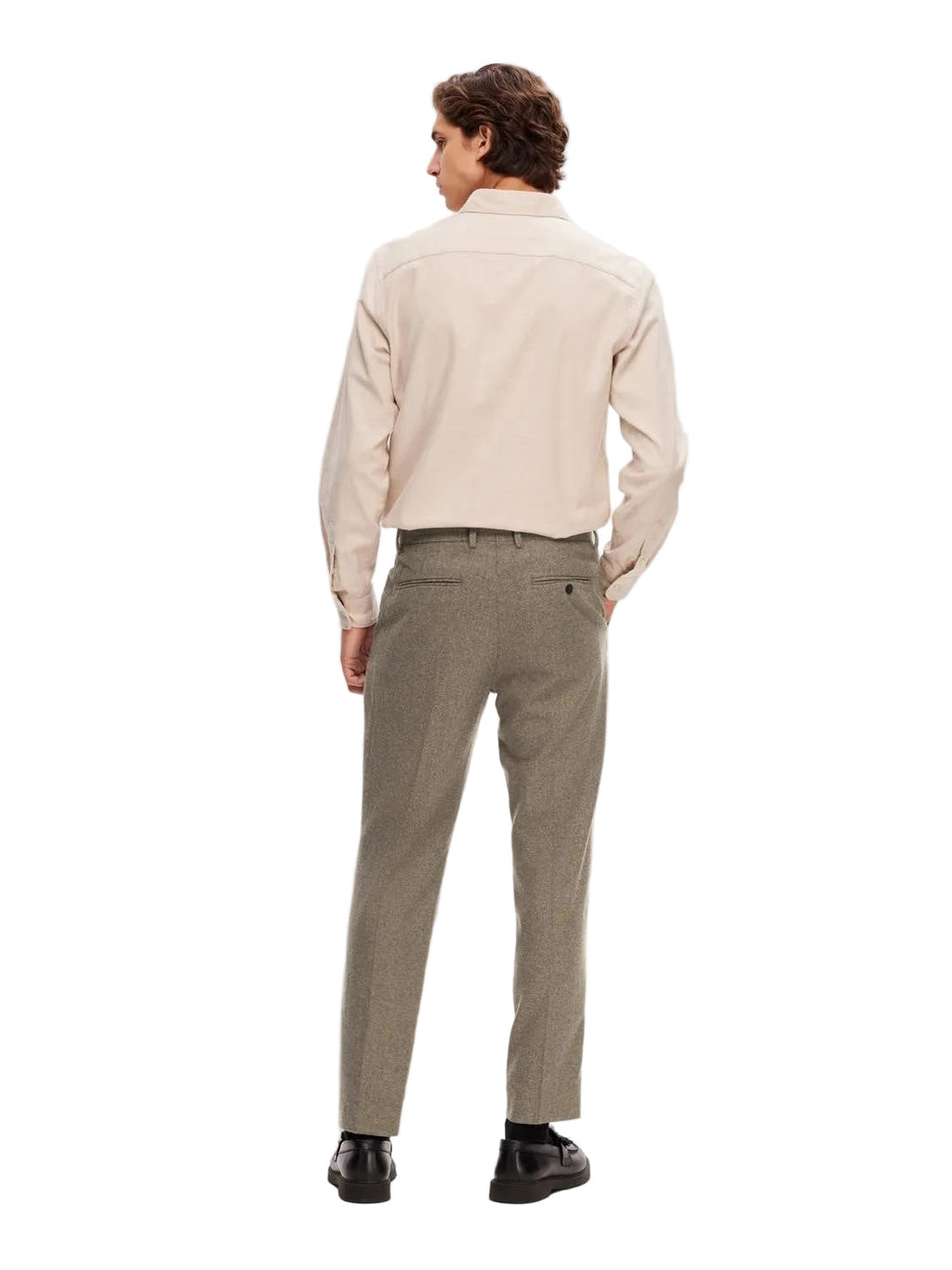 Slim Mark Wool Trousers