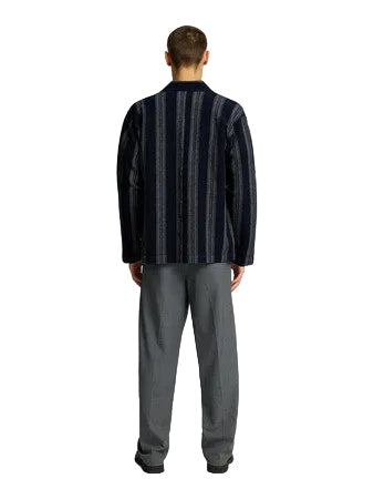 Tony Waffle Stripe Overshirt