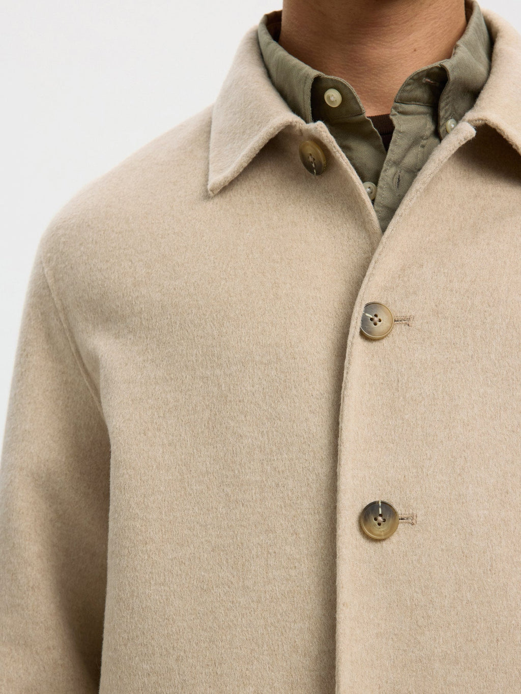 Oliver Handmade Wool Blend Jacket