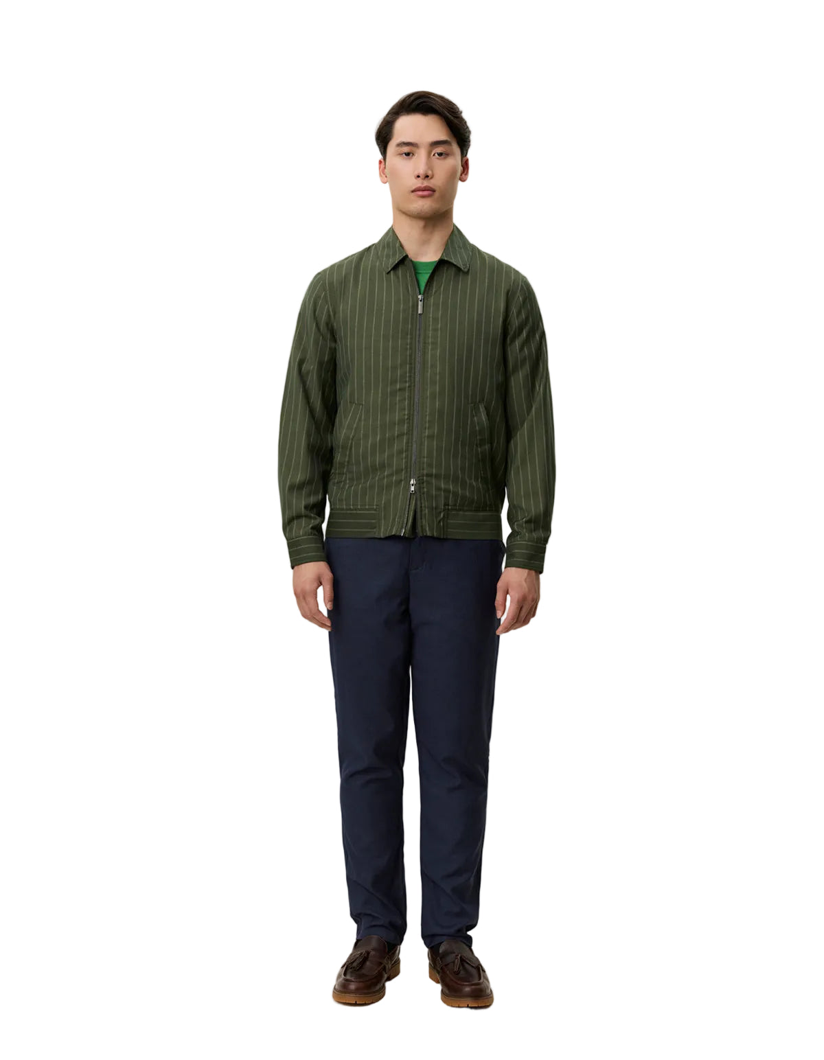 Como Pin Light Wool Coach Jacket