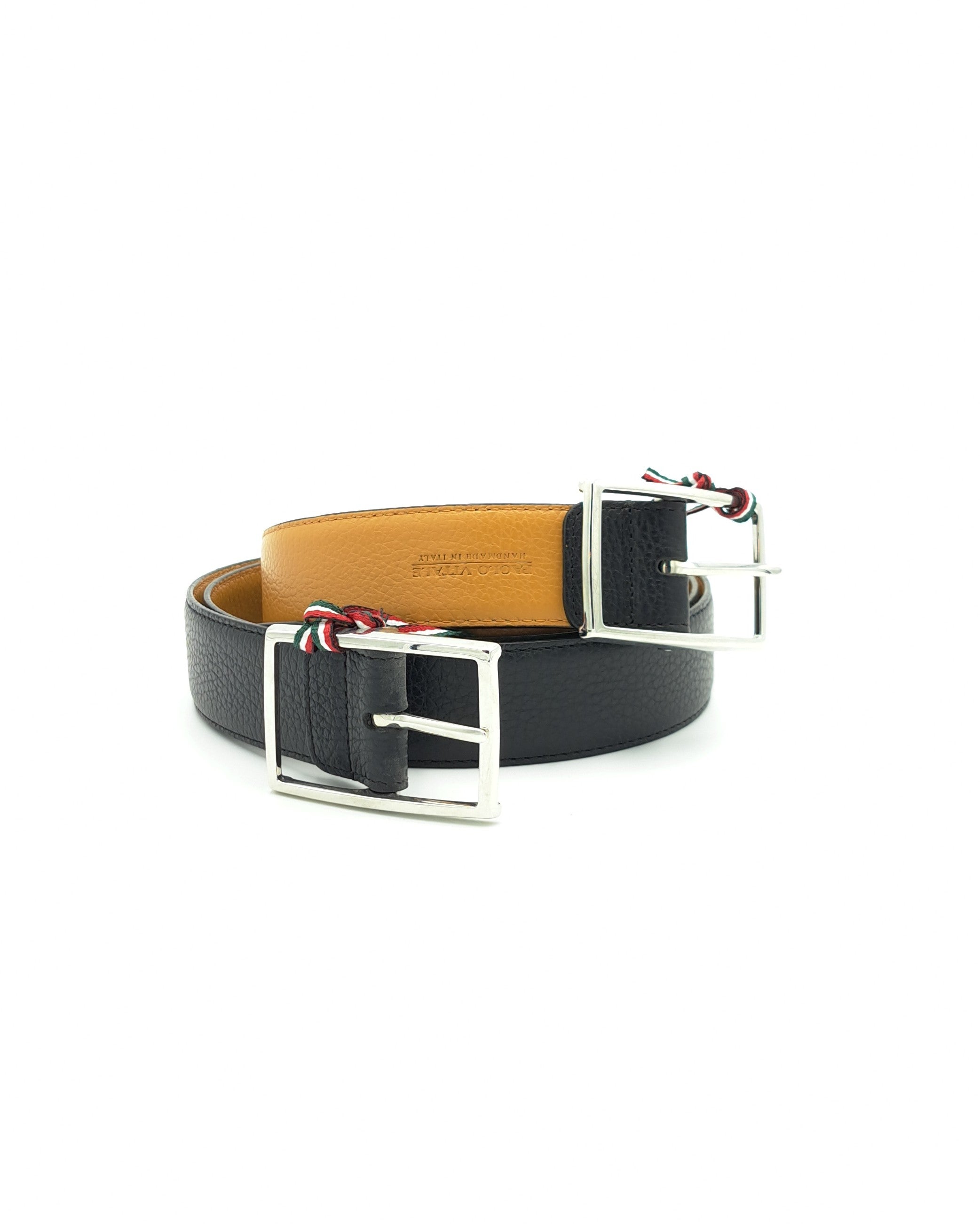 Ceinture Cuir Grainé Réversible