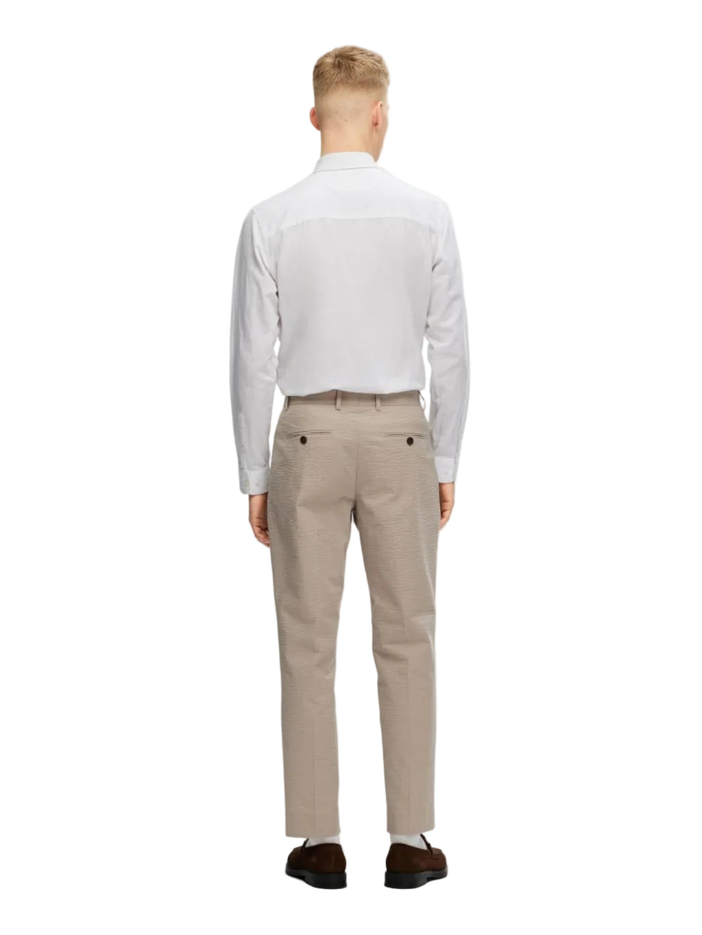 Regular Smith Seersucker Trousers