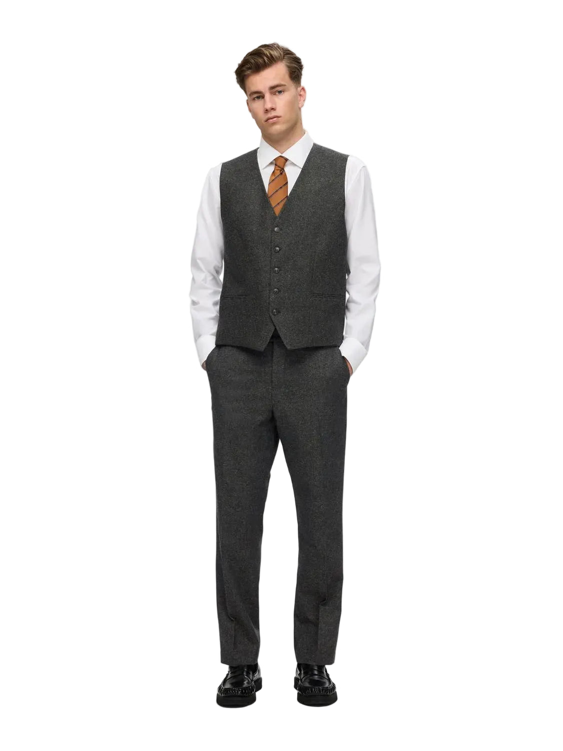 Regular Bow Donegal Waistcoat