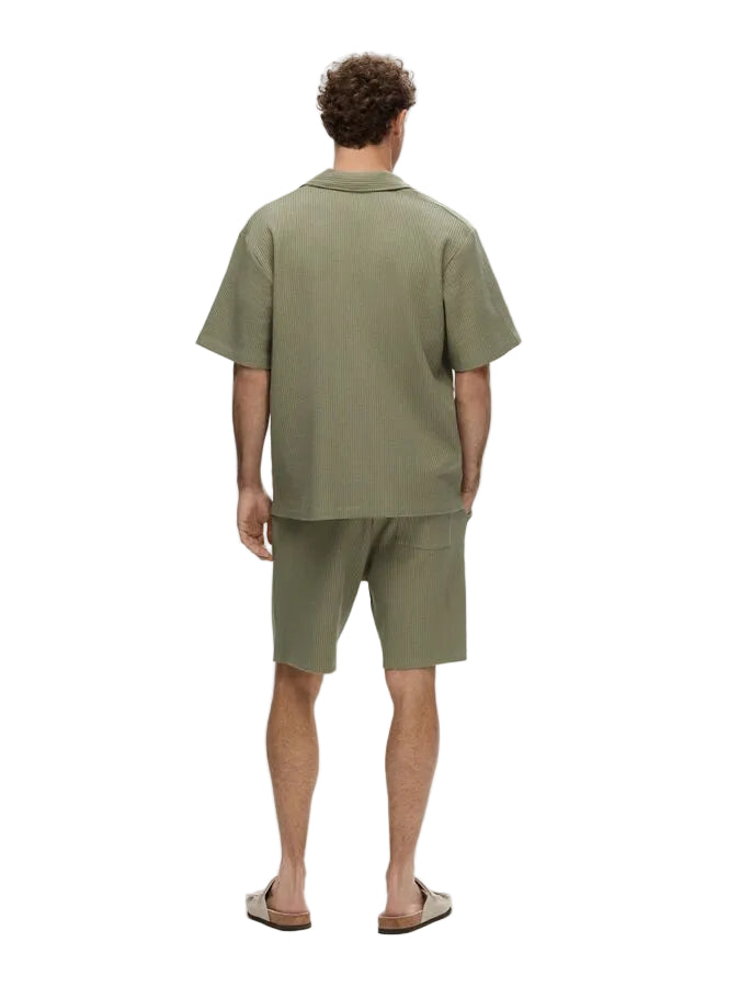 Boxy Casper Waffle SS Shirt